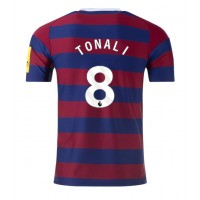 Camiseta Newcastle United Sandro Tonali #8 Segunda Equipación Replica 2024-25 mangas cortas